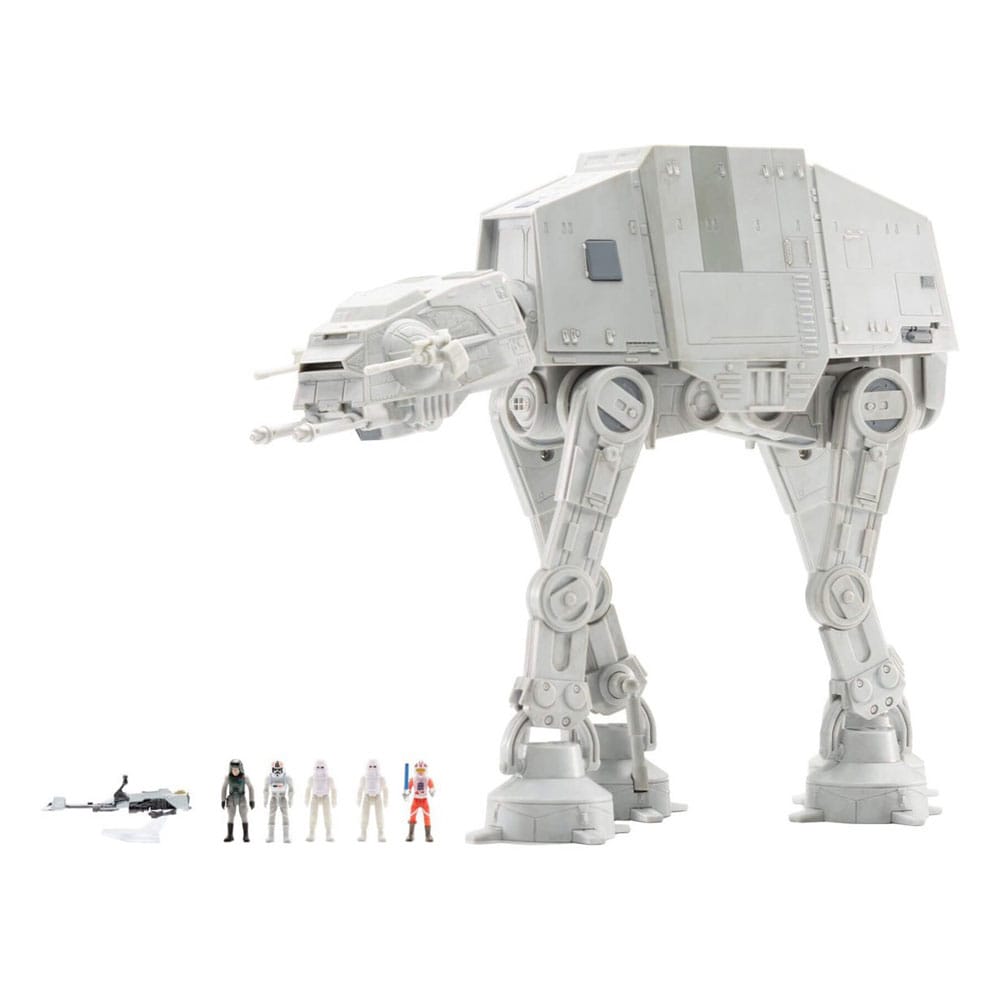 Star Wars Assault Class AT-AT Micro Galaxy Squadron Feature Vehicle with Figures 24 cm