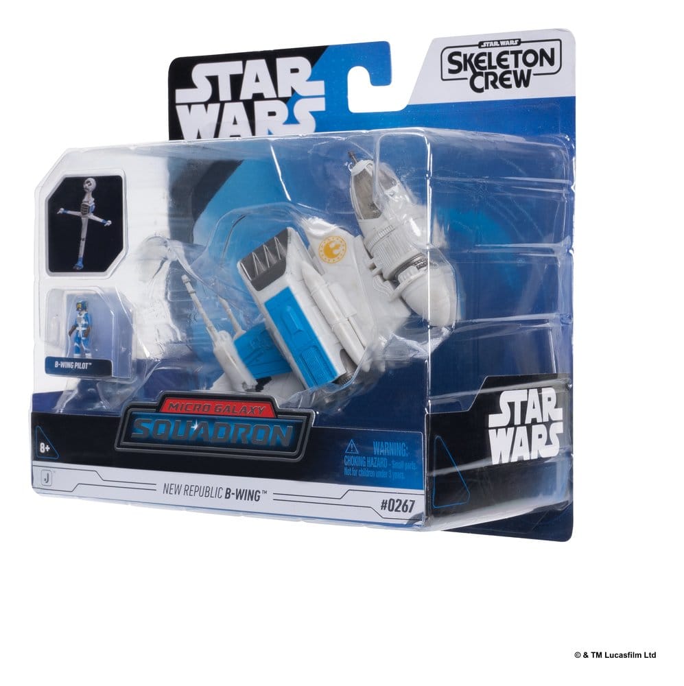 Star Wars Medium Vehicle & Figure Assortment New Republic B-wing & B-Wing Pilot