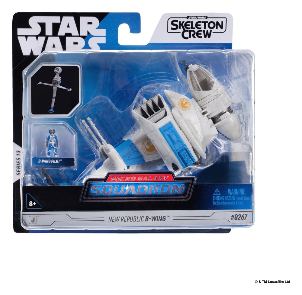 Star Wars Medium Vehicle & Figure Assortment New Republic B-wing & B-Wing Pilot