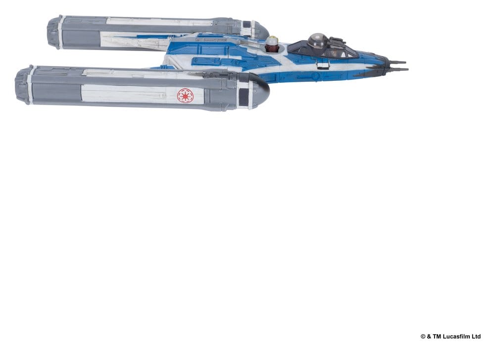 Star Wars Medium Vehicle & Figure Assortment BTL-B Y-wing & Ahsoka & R7-A7