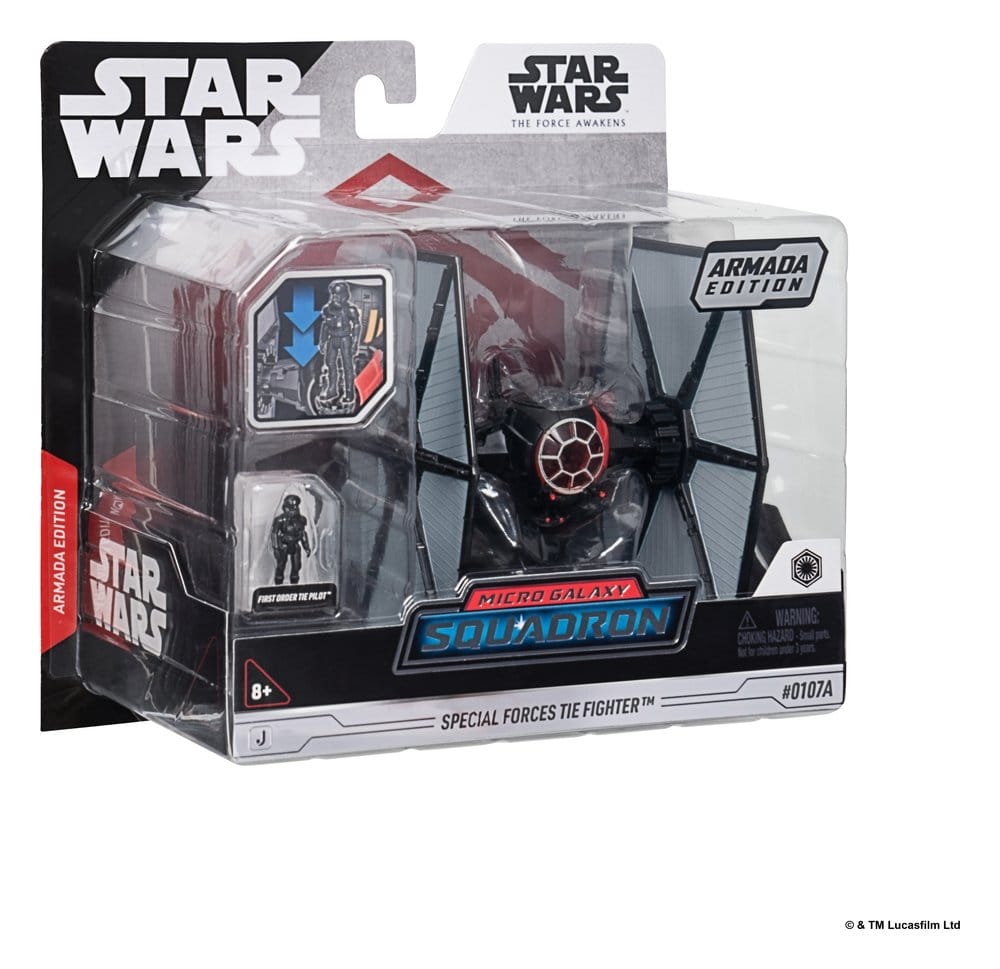 Star Wars Medium Vehicle & Figure Assortment Special Forces TIE Fighter & First Order TIE Pilot (Armada Edition)