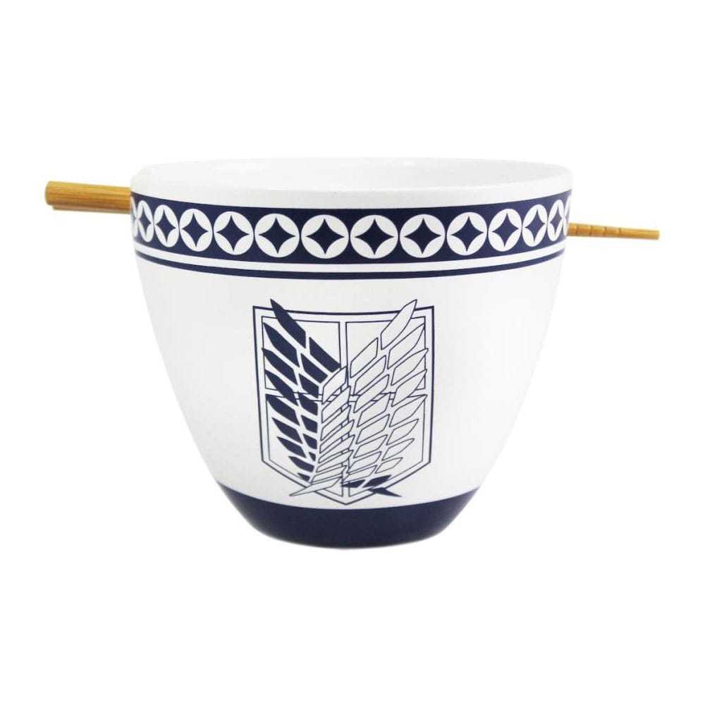 Attack on Titan Emblem 473 ml Ramen Bowl with Chopsticks