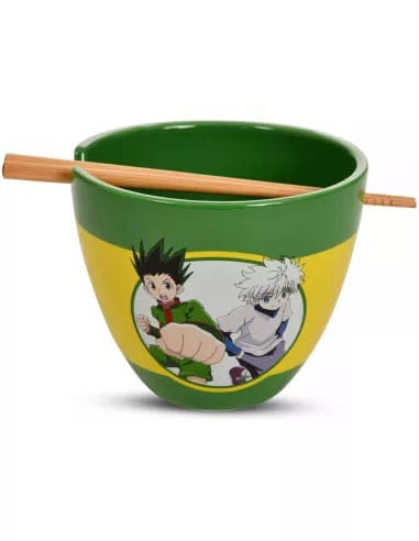 Hunter x Hunter Logo 473 ml Ramen Bowl with Chopsticks