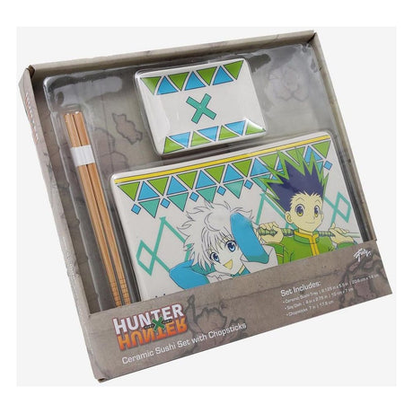 Hunter x Hunter Gon & Killua Ceramic Sushi Set with Chopsticks
