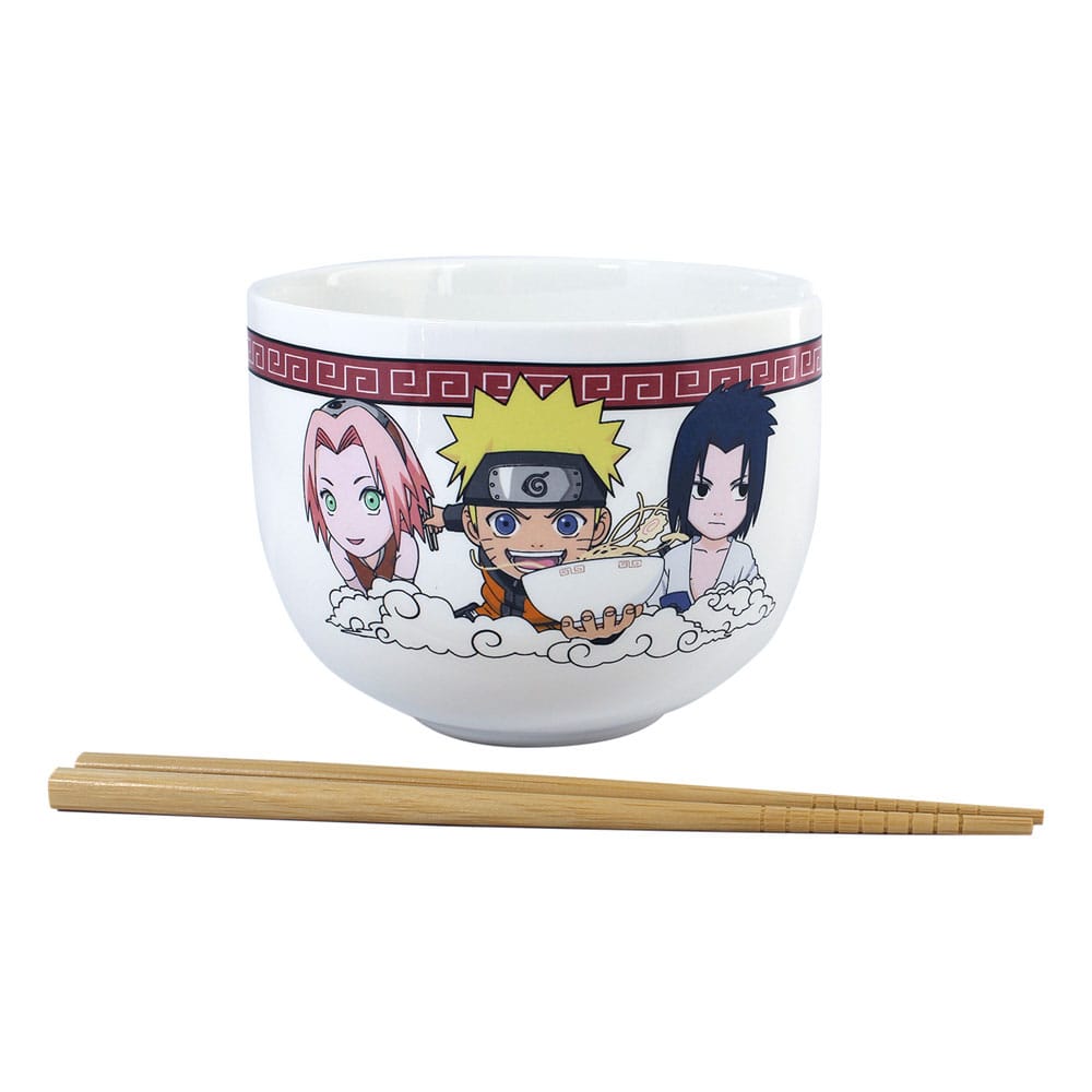 Naruto Shippuden Team Seven 414 ml Ramen Bowl with Chopsticks