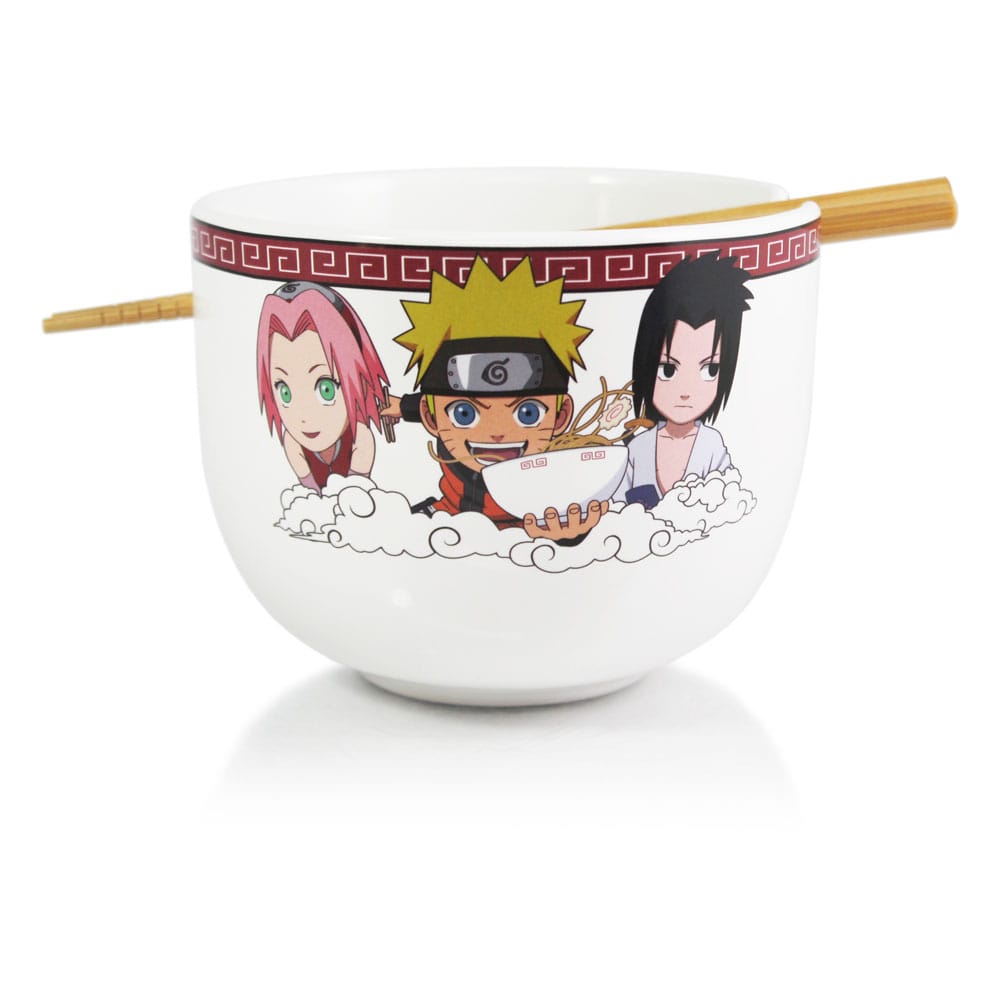 Naruto Shippuden Team Seven 414 ml Ramen Bowl with Chopsticks