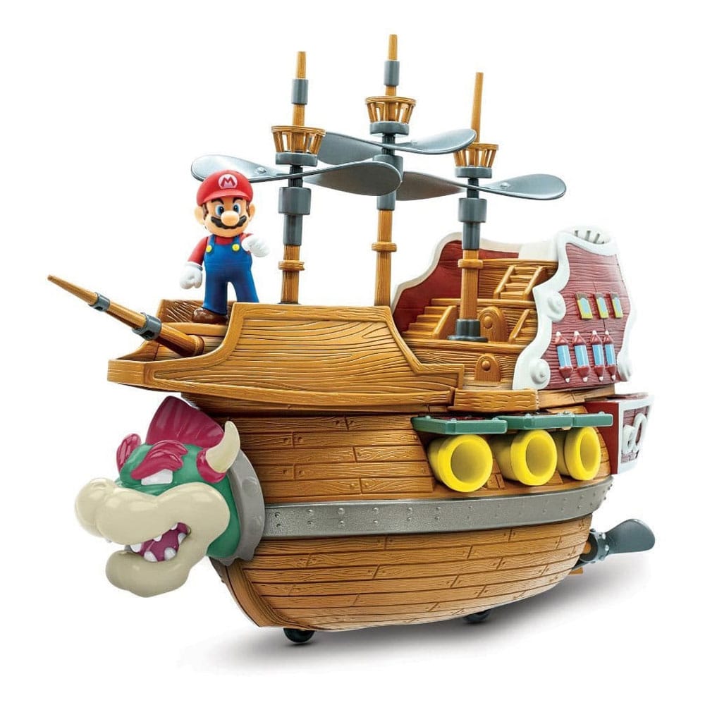 World of Nintendo Super Mario Bowser's Airship Deluxe Playset