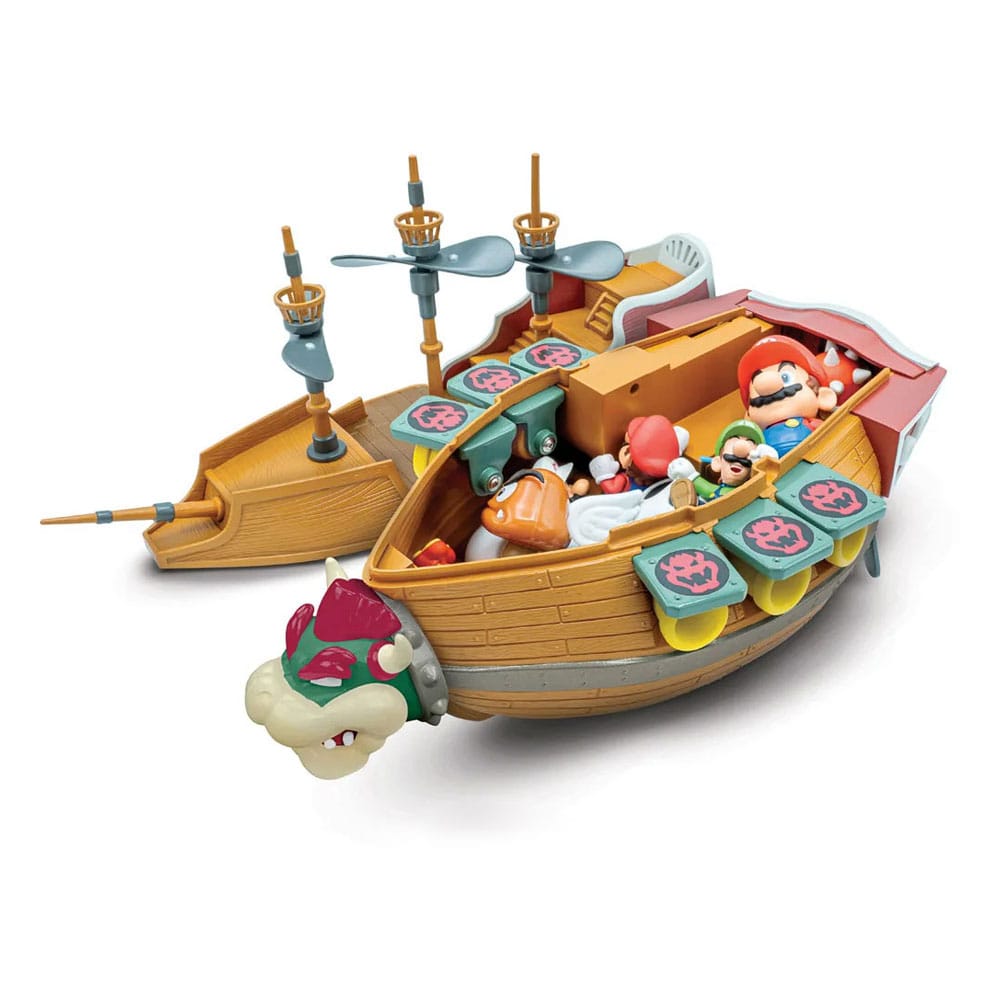 World of Nintendo Super Mario Bowser's Airship Deluxe Playset
