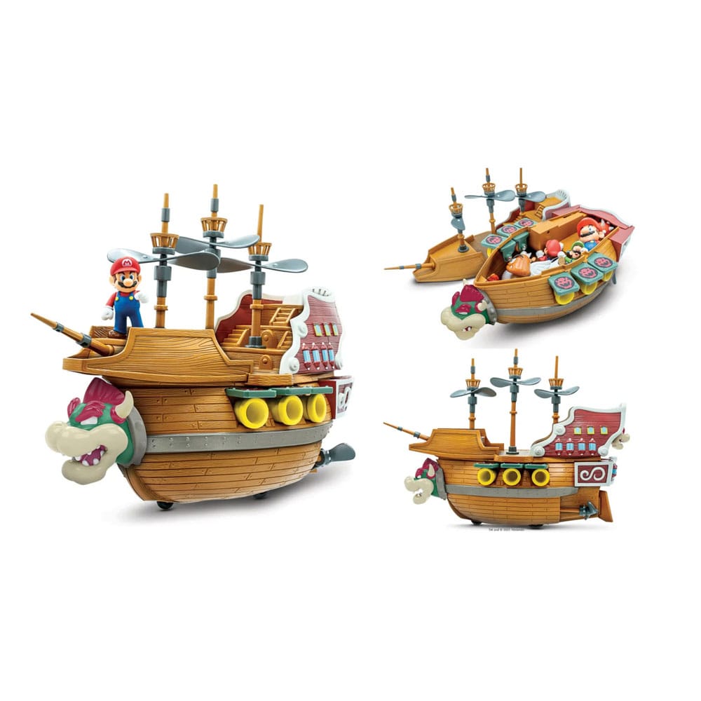 World of Nintendo Super Mario Bowser's Airship Deluxe Playset
