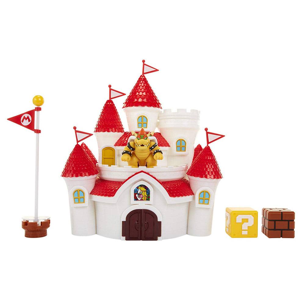 World of Nintendo Super Mario Mushroom Kingdom Castle Playset