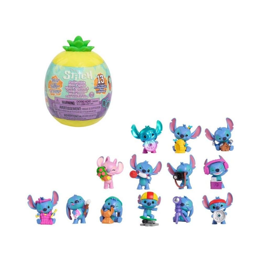 Lilo & Stitch Mini Figures Stitch Hobbies Series 2 Display (24)