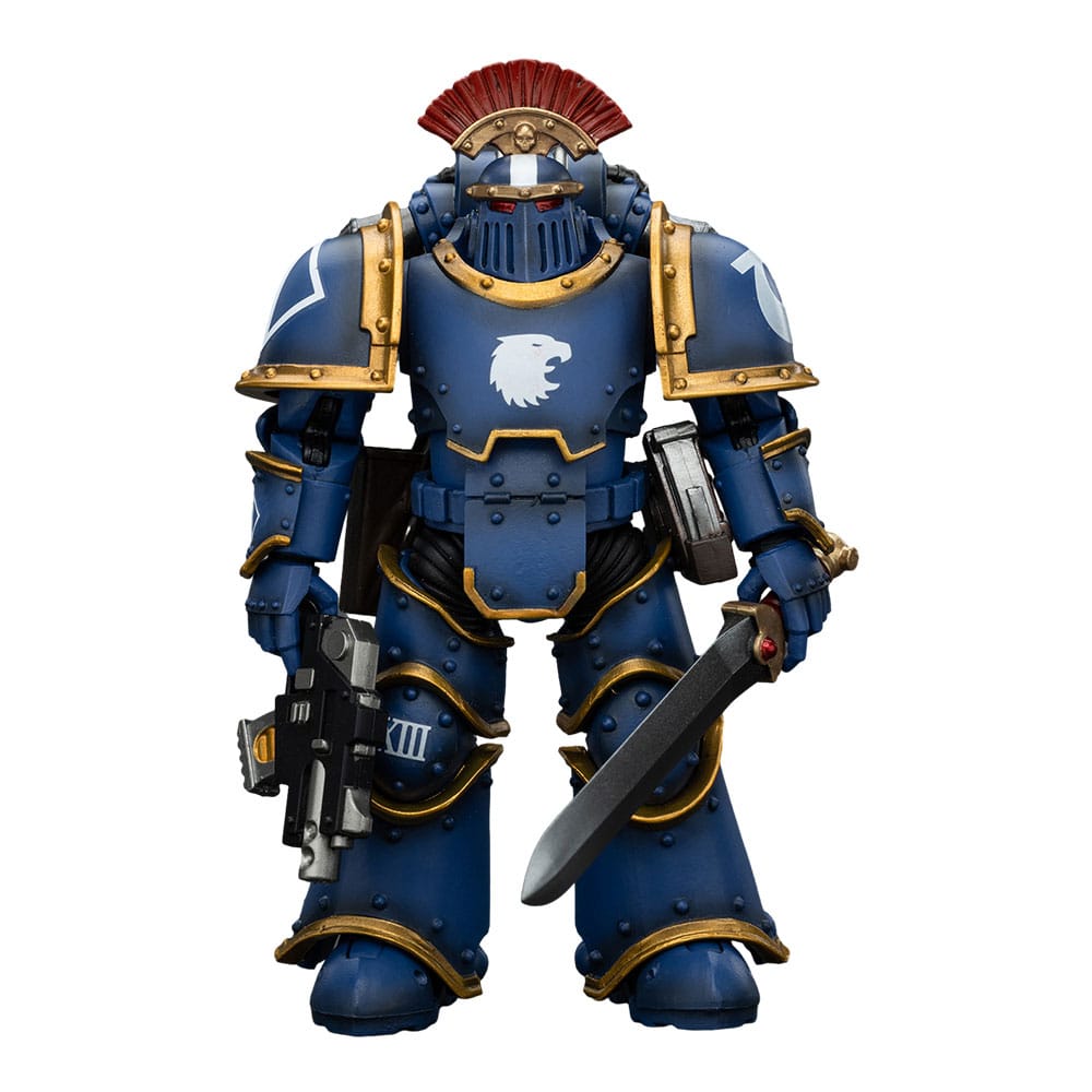 Warhammer The Horus Heresy Ultramarines Legion MKIII Tactical Squad Sergeant with Power Sword 20 cm 1/18 Action Figure