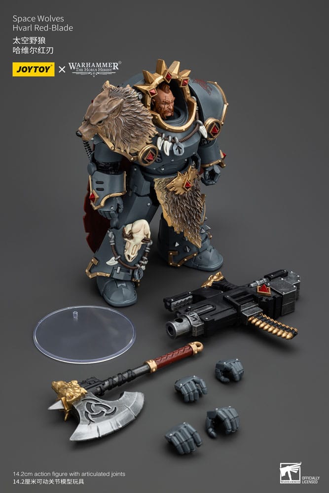 Warhammer The Horus Heresy Space Wolves Hvarl Red-Blade 14 cm 1/18 Action Figure