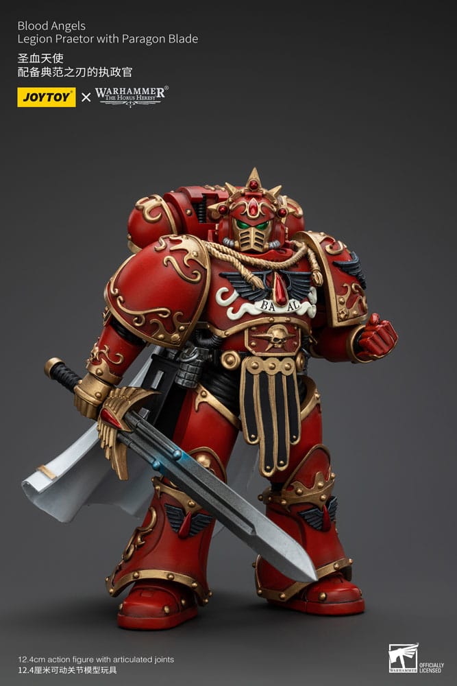 Warhammer The Horus Heresy Blood Angels Legion Praetor with Paragon Blade 13 cm 1/18 Action Figure