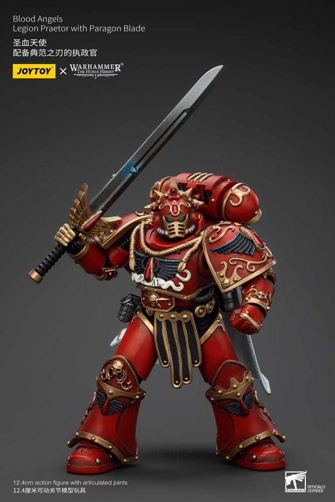 Warhammer The Horus Heresy Blood Angels Legion Praetor with Paragon Blade 13 cm 1/18 Action Figure
