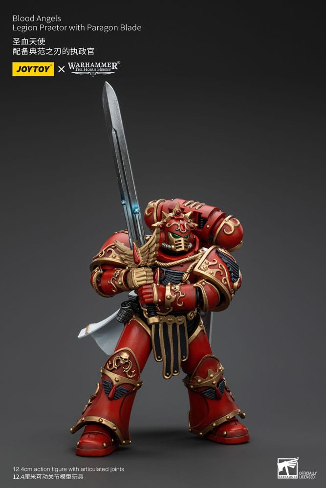 Warhammer The Horus Heresy Blood Angels Legion Praetor with Paragon Blade 13 cm 1/18 Action Figure