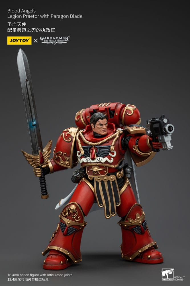 Warhammer The Horus Heresy Blood Angels Legion Praetor with Paragon Blade 13 cm 1/18 Action Figure