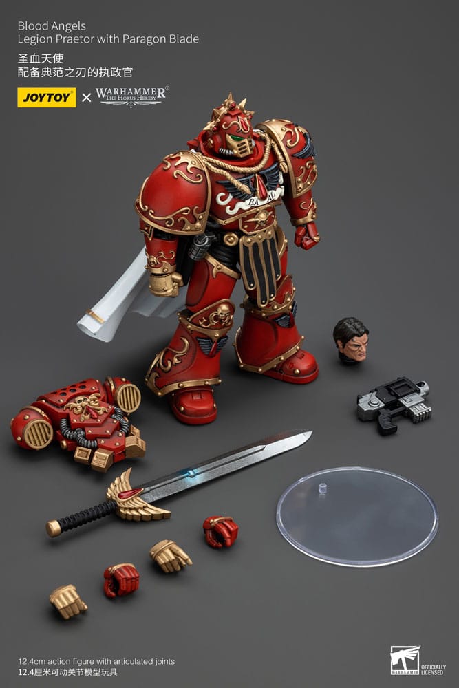 Warhammer The Horus Heresy Blood Angels Legion Praetor with Paragon Blade 13 cm 1/18 Action Figure
