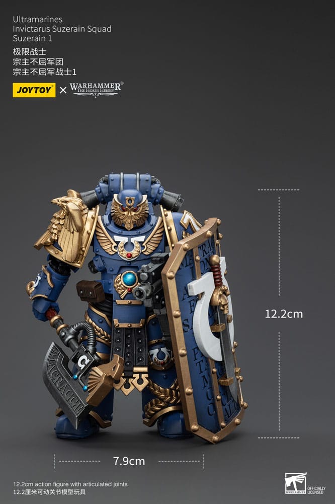 Warhammer The Horus Heresy Ultramarines Invictarus Suzerain Squad Suzerain 1 12 cm 1/18 Action Figure