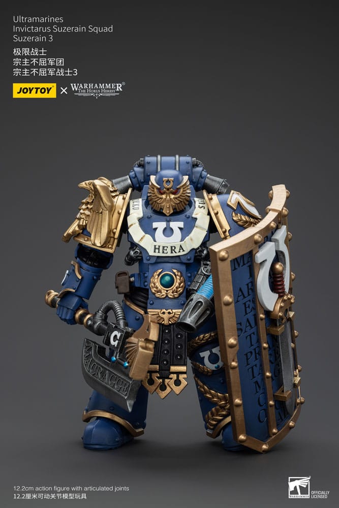 Warhammer The Horus Heresy Ultramarines Invictarus Suzerain Squad Suzerain 3 12 cm 1/18 Action Figure