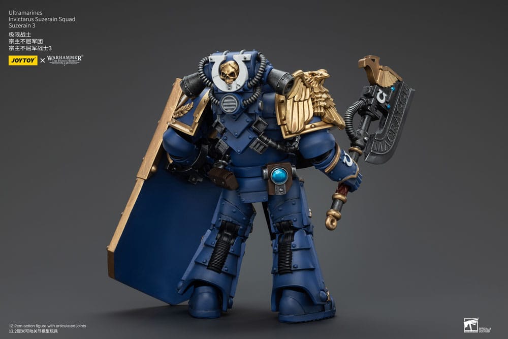 Warhammer The Horus Heresy Ultramarines Invictarus Suzerain Squad Suzerain 3 12 cm 1/18 Action Figure