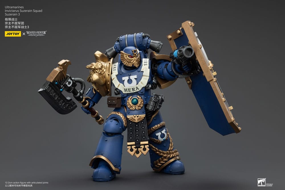 Warhammer The Horus Heresy Ultramarines Invictarus Suzerain Squad Suzerain 3 12 cm 1/18 Action Figure