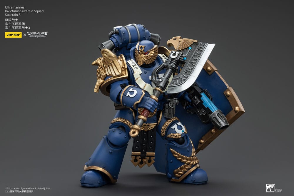 Warhammer The Horus Heresy Ultramarines Invictarus Suzerain Squad Suzerain 3 12 cm 1/18 Action Figure
