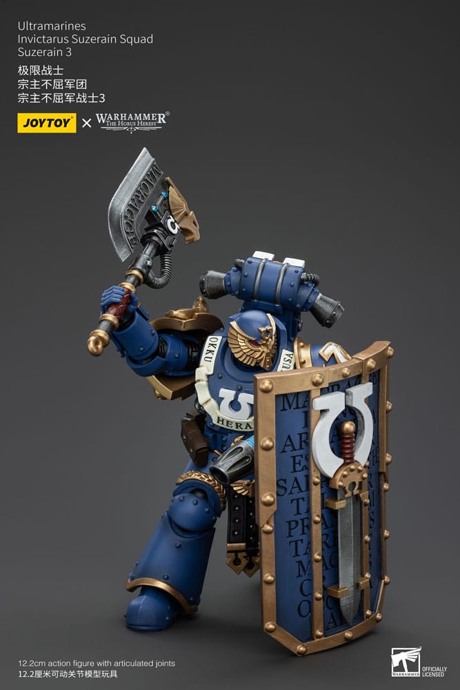 Warhammer The Horus Heresy Ultramarines Invictarus Suzerain Squad Suzerain 3 12 cm 1/18 Action Figure