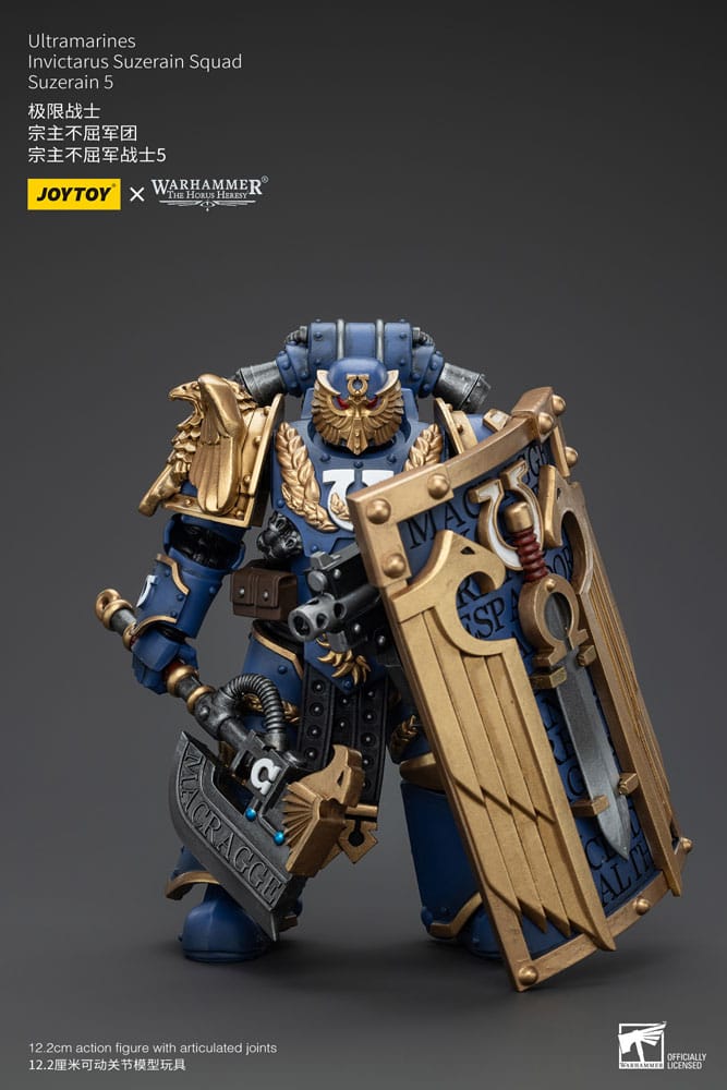 Warhammer The Horus Heresy Ultramarines Invictarus Suzerain Squad Suzerain 5 12 cm 1/18 Action Figure