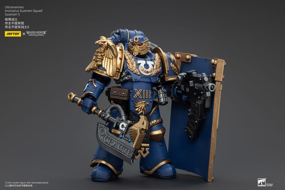 Warhammer The Horus Heresy Ultramarines Invictarus Suzerain Squad Suzerain 5 12 cm 1/18 Action Figure