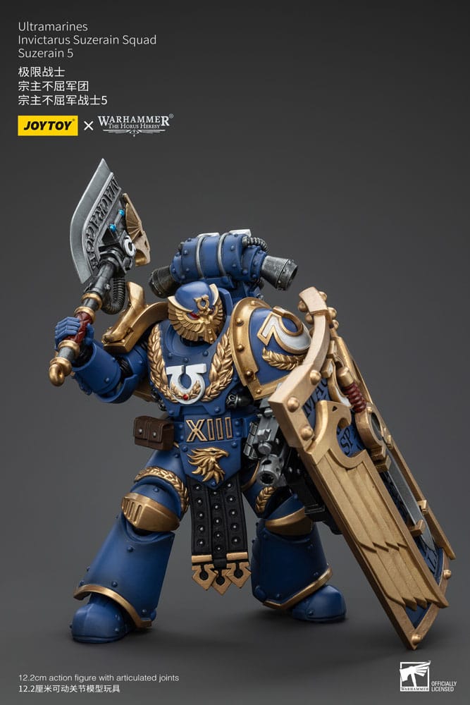 Warhammer The Horus Heresy Ultramarines Invictarus Suzerain Squad Suzerain 5 12 cm 1/18 Action Figure
