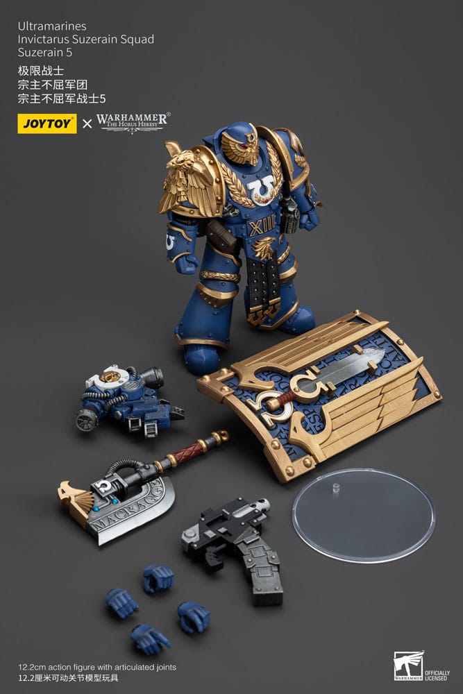 Warhammer The Horus Heresy Ultramarines Invictarus Suzerain Squad Suzerain 5 12 cm 1/18 Action Figure