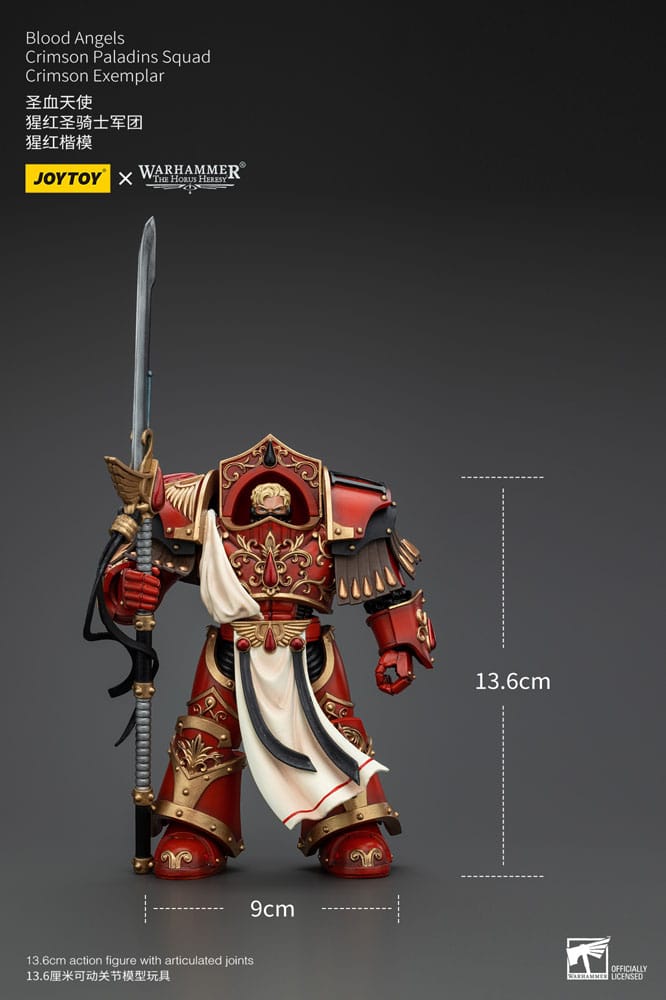 Warhammer The Horus Heresy Blood Angels Crimson Paladins Squad Crimson Exemplar 14 cm 1/18 Action Figure