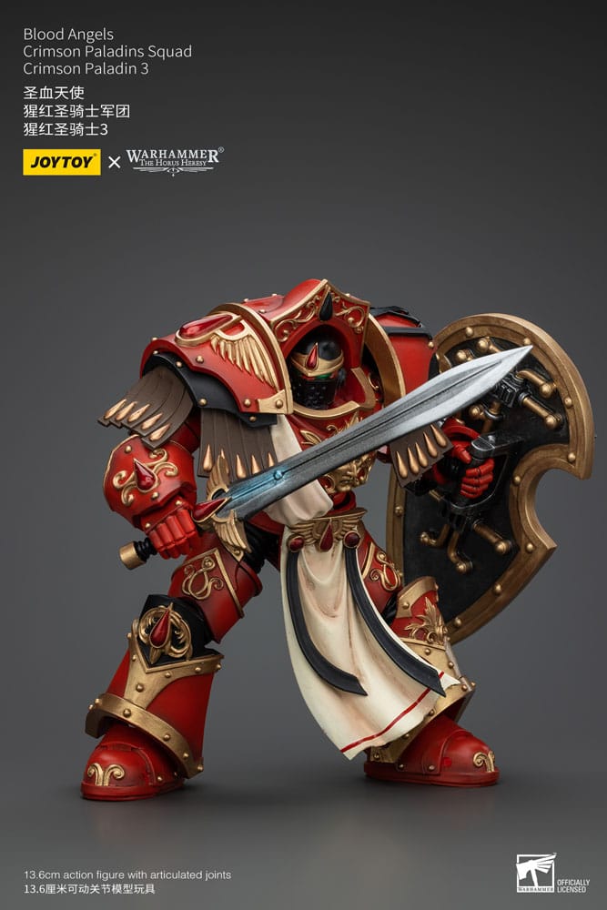 Warhammer The Horus Heresy Blood Angels Crimson Paladins Squad Crimson Paladin 3 14 cm 1/8 Action Figure