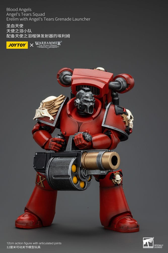 Warhammer The Horus Heresy Blood Angels Angel's Tears Squad Erelim with Angel's Tears Grenade Launcher 12 cm 1/18 Action Figure