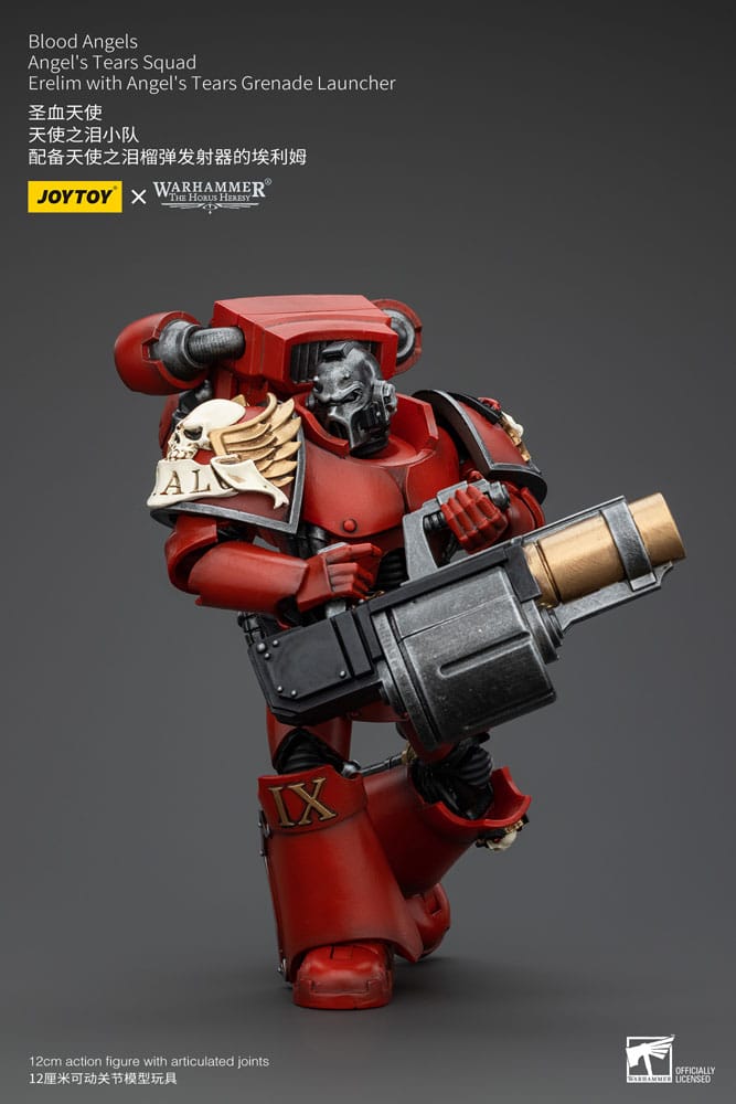 Warhammer The Horus Heresy Blood Angels Angel's Tears Squad Erelim with Angel's Tears Grenade Launcher 12 cm 1/18 Action Figure