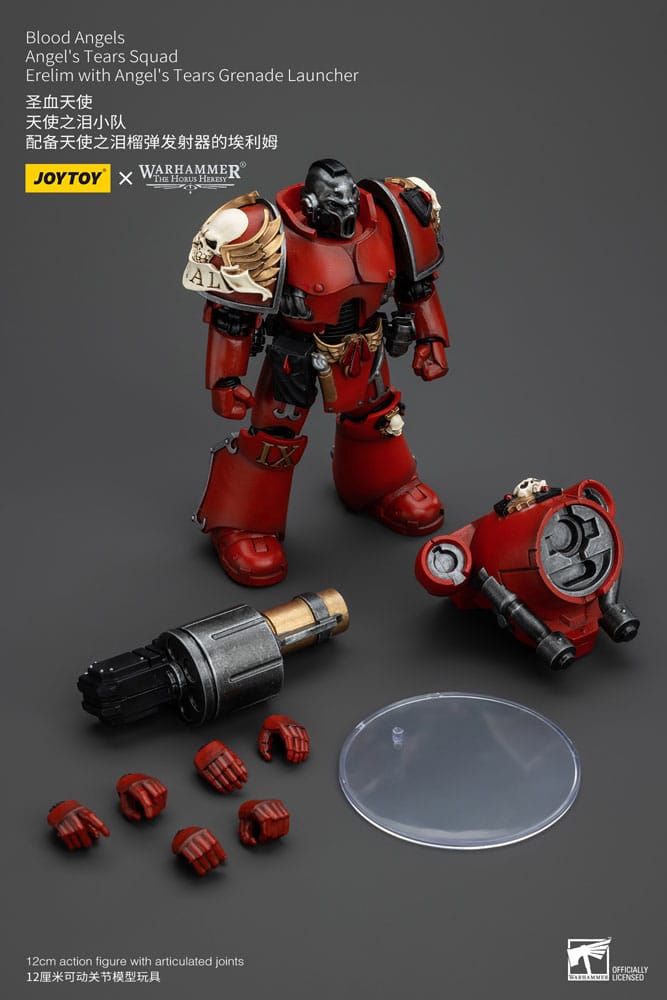 Warhammer The Horus Heresy Blood Angels Angel's Tears Squad Erelim with Angel's Tears Grenade Launcher 12 cm 1/18 Action Figure