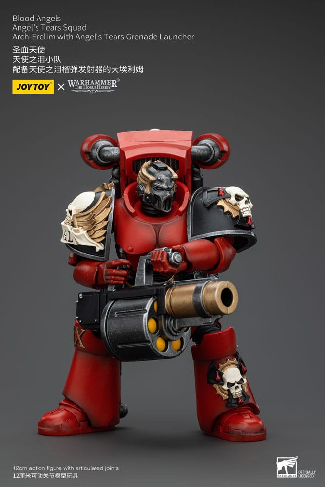 Warhammer The Horus Heresy Blood Angels Angel's Tears Squad Arch-Erelim with Angel's Tears Grenade Launcher 12 cm 1/18 Action Figure