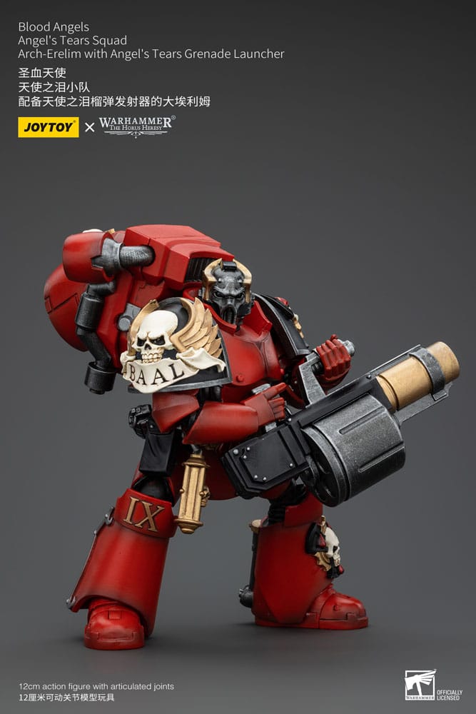 Warhammer The Horus Heresy Blood Angels Angel's Tears Squad Arch-Erelim with Angel's Tears Grenade Launcher 12 cm 1/18 Action Figure