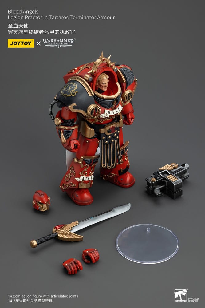 Warhammer The Horus Heresy Blood Angels Legion Praetor in Tartaros Terminator Armour 14 cm 1/18 Action Figure
