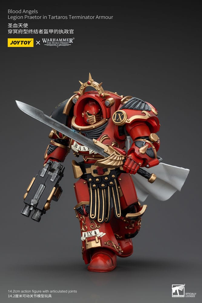Warhammer The Horus Heresy Blood Angels Legion Praetor in Tartaros Terminator Armour 14 cm 1/18 Action Figure