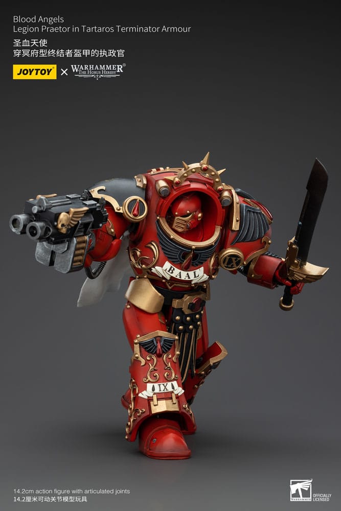 Warhammer The Horus Heresy Blood Angels Legion Praetor in Tartaros Terminator Armour 14 cm 1/18 Action Figure