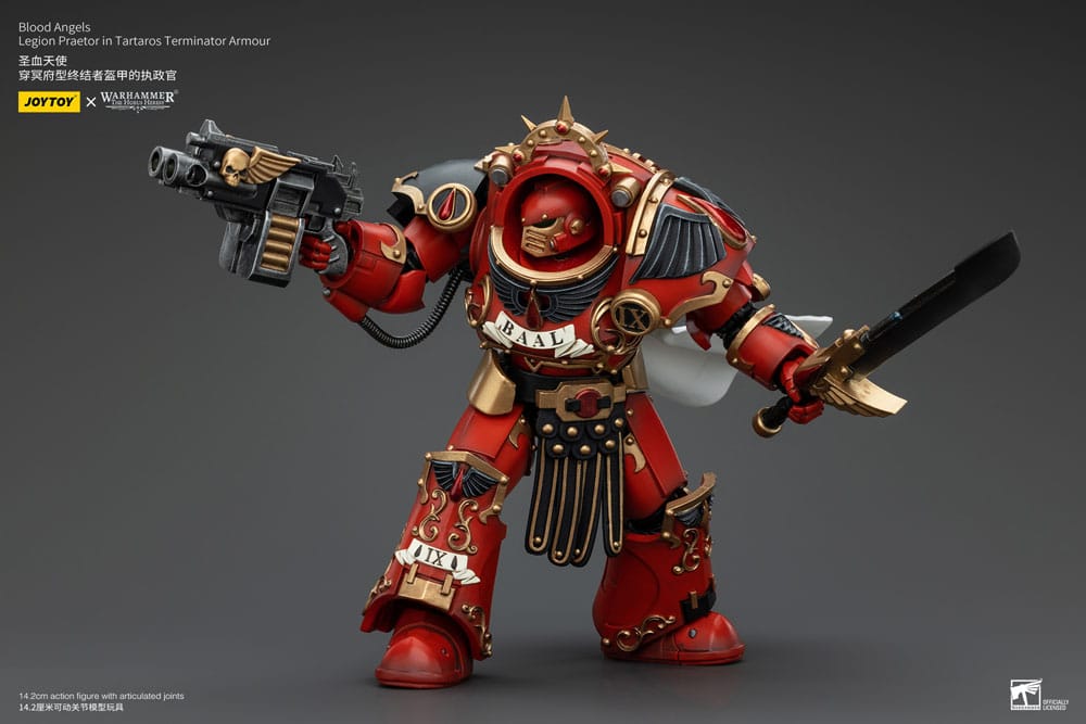 Warhammer The Horus Heresy Blood Angels Legion Praetor in Tartaros Terminator Armour 14 cm 1/18 Action Figure