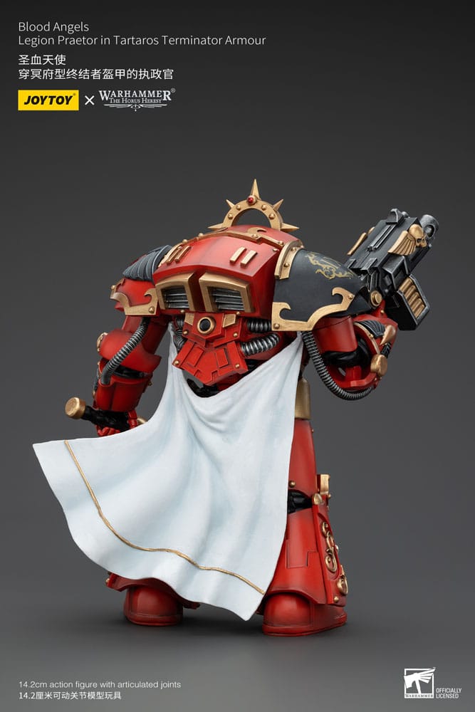 Warhammer The Horus Heresy Blood Angels Legion Praetor in Tartaros Terminator Armour 14 cm 1/18 Action Figure