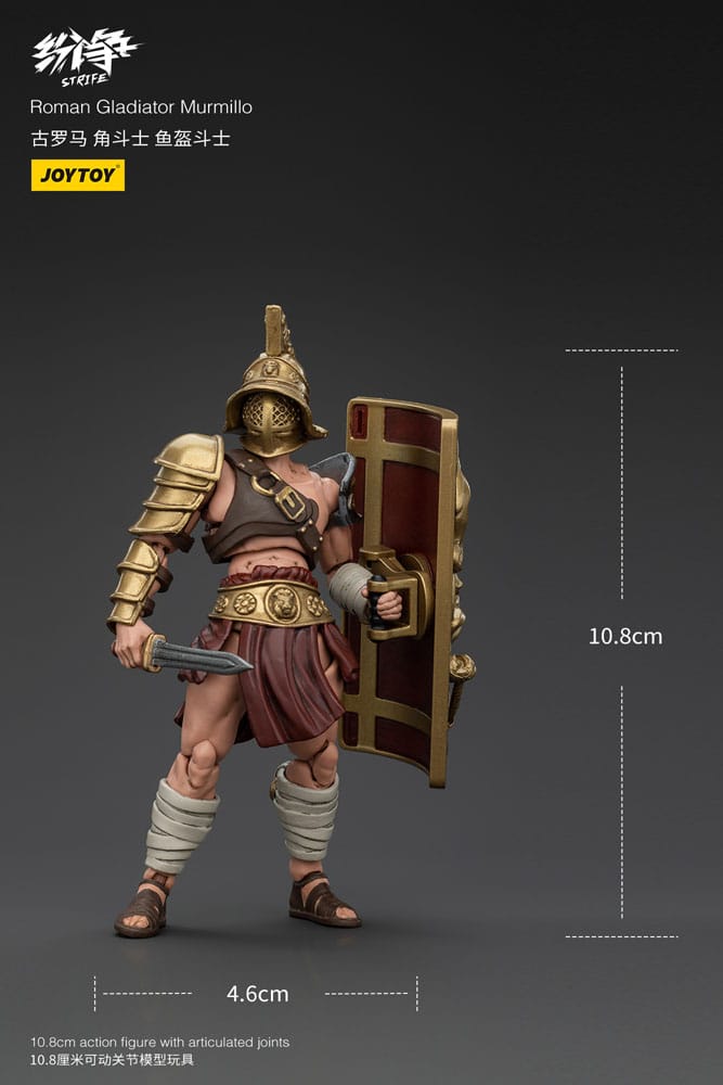Strife Roman Gladiator Murmillo 11 cm 1/18 Action Figure