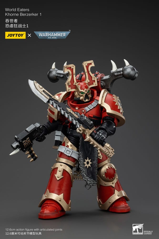 Warhammer 40k World Eaters Khorne Berzerker 1 13 cm 1/18 Action Figure