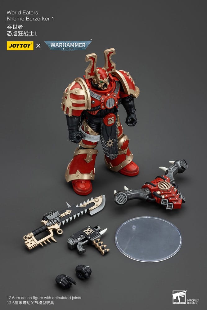 Warhammer 40k World Eaters Khorne Berzerker 1 13 cm 1/18 Action Figure