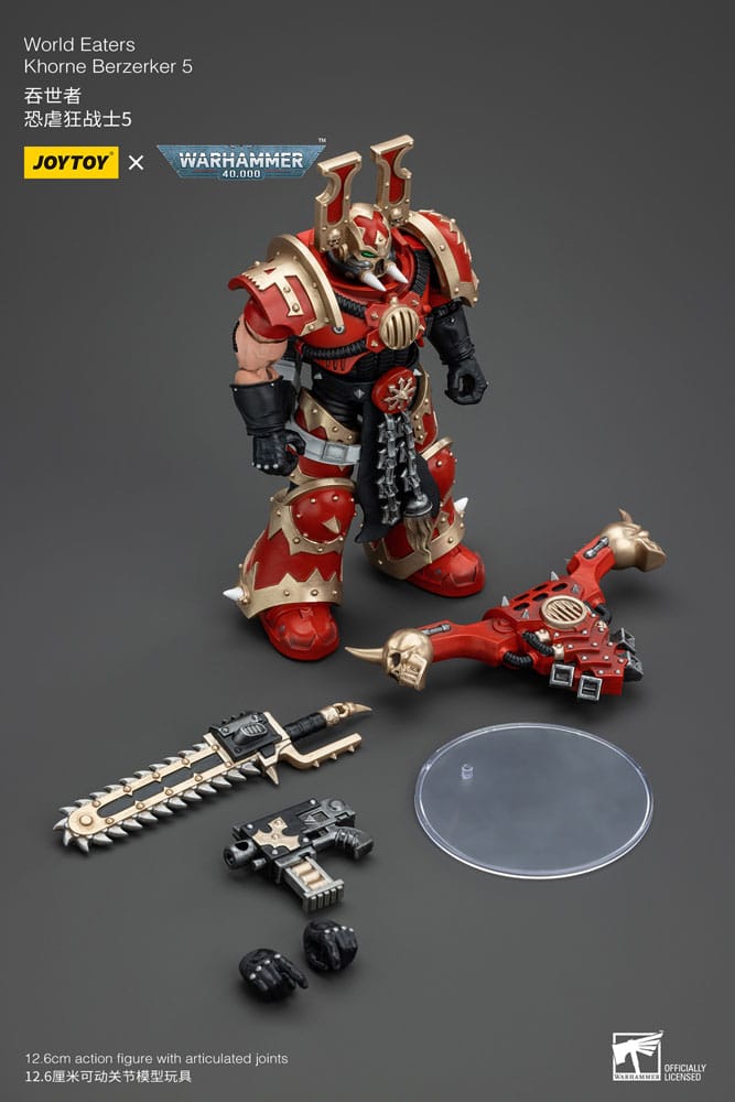 Warhammer 40k World Eaters Khorne Berzerker 5 13 cm 1/18 Action Figure