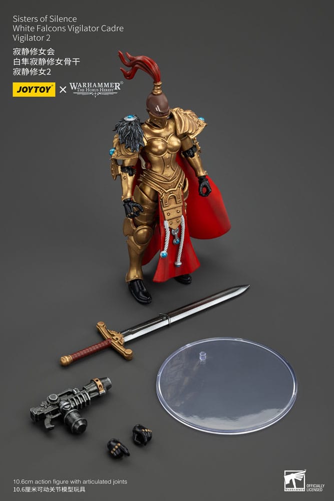 Warhammer The Horus Heresy Sisters of Silence White Falcons Vigilator Cadre Vigilator 2 19 cm Action Figure