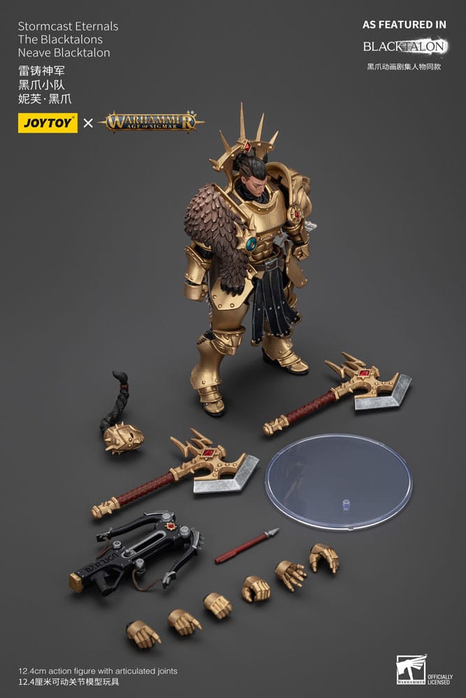 Warhammer Age of Sigmar Stormcast Eternals The Blacktalons Neave Blacktalon 20 cm Action Figure